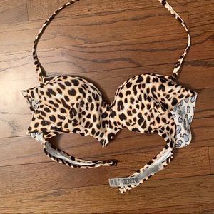 Victoria’s Secret PINK leopard ruffle top